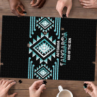 Aotearoa Atua Tangaroa Puzzle Maori God Of The Sea Taniko Motifs