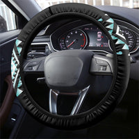 Aotearoa Atua Tangaroa Steering Wheel Cover Maori God Of The Sea Taniko Motifs