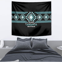 Aotearoa Atua Tangaroa Tapestry Maori God Of The Sea Taniko Motifs