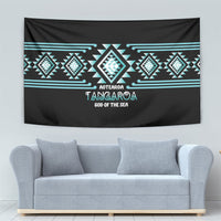 Aotearoa Atua Tangaroa Tapestry Maori God Of The Sea Taniko Motifs