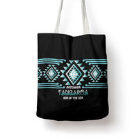 Aotearoa Atua Tangaroa Tote Bag Maori God Of The Sea Taniko Motifs