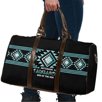 Aotearoa Atua Tangaroa Travel Bag Maori God Of The Sea Taniko Motifs