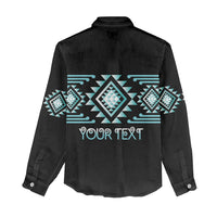 Aotearoa Atua Tangaroa Personalised Women Casual Shirt Maori God Of The Sea Taniko Motifs