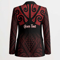 Personalised Keep Maori Wards New Zealand Blazer Stronger Together Aotearoa Taniko - Polynesian Pride
