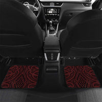 Personalised Keep Maori Wards New Zealand Car Mats Stronger Together Aotearoa Taniko - Polynesian Pride