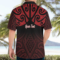 Personalised Keep Maori Wards New Zealand Hawaiian Shirt Stronger Together Aotearoa Taniko - Polynesian Pride
