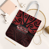 Keep Maori Wards New Zealand Tote Bag Stronger Together Aotearoa Taniko - Polynesian Pride