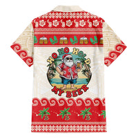 Mele Kalikimaka Hawaii Family Matching Mermaid Dress and Hawaiian Shirt Funny Beer-Loving Santa Hawaiian Tropical - Polynesian Pride