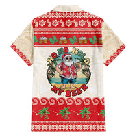 Mele Kalikimaka Hawaii Family Matching Tank Maxi Dress and Hawaiian Shirt Funny Beer-Loving Santa Hawaiian Tropical - Polynesian Pride