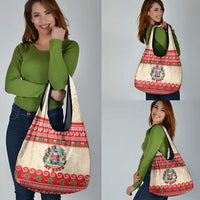 Mele Kalikimaka Hawaii Grocery Bag Funny Beer-Loving Santa Hawaiian Tropical - Polynesian Pride