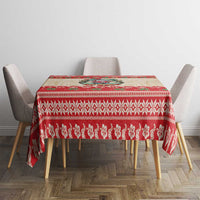 Mele Kalikimaka Hawaii Tablecloth Funny Beer-Loving Santa Hawaiian Tropical - Polynesian Pride