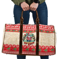 Mele Kalikimaka Hawaii Travel Bag Funny Beer-Loving Santa Hawaiian Tropical - Polynesian Pride