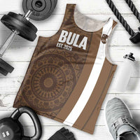 Bula Fiji Football Custom Men Tank Top One Vanua One Team Tapa Pattern