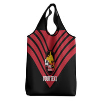 Hekari Papua New Guinea Football Custom Grocery Bag Go PNG Red Army