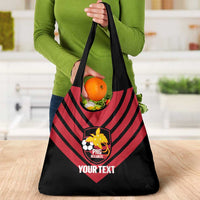Hekari Papua New Guinea Football Custom Grocery Bag Go PNG Red Army