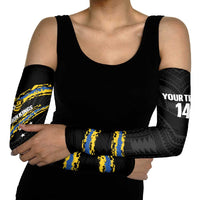 Kings Solomon Islands Football Custom Arm Sleeves Come On Solomons Polynesian Grunge Style