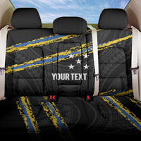 Kings Solomon Islands Football Custom Back Car Seat Cover Come On Solomons Polynesian Grunge Style LT14 One Size Black - Polynesian Pride