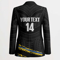 Kings Solomon Islands Football Custom Blazer Come On Solomons Polynesian Grunge Style
