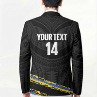 Kings Solomon Islands Football Custom Blazer Come On Solomons Polynesian Grunge Style