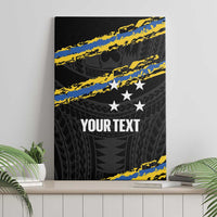Kings Solomon Islands Football Custom Canvas Wall Art Come On Solomons Polynesian Grunge Style