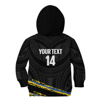Kings Solomon Islands Football Custom Kid Hoodie Come On Solomons Polynesian Grunge Style