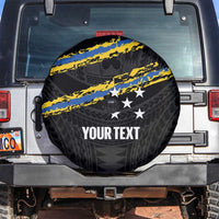 Kings Solomon Islands Football Custom Spare Tire Cover Come On Solomons Polynesian Grunge Style