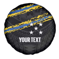 Kings Solomon Islands Football Custom Spare Tire Cover Come On Solomons Polynesian Grunge Style