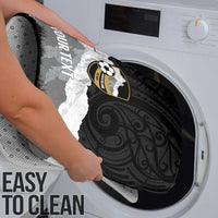 New Zealand South Island Football Custom Bathroom Set Aoraki Mount Cook With Kiwi Maori Pattern