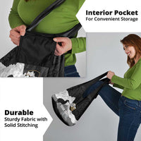 New Zealand South Island Football Custom Grocery Bag Aoraki Mount Cook With Kiwi Maori Pattern