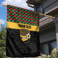 Vanuatu Football Custom Garden Flag Go Chiefs Basket-weave Pattern