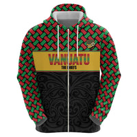 Vanuatu Football Custom Hoodie Go Chiefs Basket-weave Pattern LT14 - Polynesian Pride