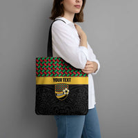Vanuatu Football Custom Tote Bag Go Chiefs Basket-weave Pattern
