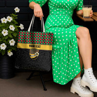 Vanuatu Football Custom Tote Bag Go Chiefs Basket-weave Pattern