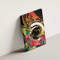 Vanuatu Boar Tusk Yumi Yumi Yumi Canvas Wall Art Independens Dei Long God Yumi Stanap