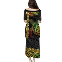 Vanuatu Sand Drawing Turtle Puletasi Happy Independence Day