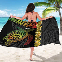 Vanuatu Sand Drawing Turtle Sarong Happy Independence Day