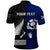 Personalised New Zealand and Scotland Rugby Polo Shirt All Black Maori With Thistle Together LT14 - Polynesian Pride