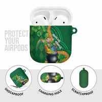 St Patrick's Day Hawaii AirPods Case Hauoli Maoli Funny Shaka Leprechaun LT14 - Polynesian Pride