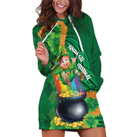 St Patrick's Day Hawaii Hoodie Dress Hauoli Maoli Funny Shaka Leprechaun