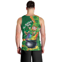 St Patrick's Day Hawaii Men Tank Top Hauoli Maoli Funny Shaka Leprechaun