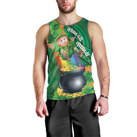 St Patrick's Day Hawaii Men Tank Top Hauoli Maoli Funny Shaka Leprechaun