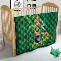 St Patrick's Day Hawaii Quilt Hauoli Maoli Funny Shaka Leprechaun