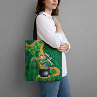 St Patrick's Day Hawaii Tote Bag Hauoli Maoli Funny Shaka Leprechaun