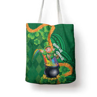 St Patrick's Day Hawaii Tote Bag Hauoli Maoli Funny Shaka Leprechaun