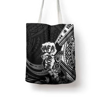 Hafa Adai Guam Discovery Day Tote Bag Chamorro Latte Stone Hand Black Version