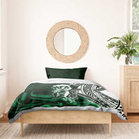 Hafa Adai Guam Discovery Day Bedding Set Chamorro Latte Stone Hand Green Version LT14 - Polynesian Pride