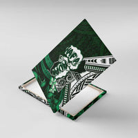 Hafa Adai Guam Discovery Day Canvas Wall Art Chamorro Latte Stone Hand Green Version