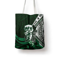 Hafa Adai Guam Discovery Day Tote Bag Chamorro Latte Stone Hand Green Version