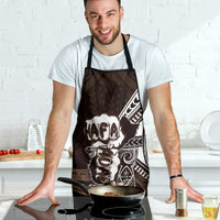 Hafa Adai Guam Discovery Day Apron Chamorro Latte Stone Hand Brown Version LT14 - Polynesian Pride