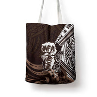 Hafa Adai Guam Discovery Day Tote Bag Chamorro Latte Stone Hand Brown Version